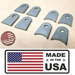 Sr Off Road Weld-on Shock Axle Mount Frame Tabs 1/4" Steel Flat & Radius. Fixed Price $36.95.