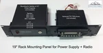 19" Rack Mount Panel : Samlex/ict Power Supply + Kenwood TK7180 TK7360 NX720 740. Fixed Price $98.18.