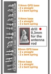 1/35 Antenna Mounts Comrod VHF3088VM (straight And Bent Spring). Fixed Price $12.09.