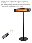East Oak Wall Mounted 2 In 1 Patio Heater. Fixed Price $124.00.
