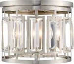 Z-lite 6007F-BN Mersesse Flush Mount, 3-LIGHT 180 Total Watts, Brushed Nickel. Fixed Price $234.52.