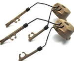 Dlp Tactical Helmet Arc Rail Adaptor For Peltor Comtac Headset. Fixed Price $72.95.