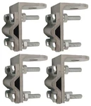 4 Lot Accessories Unlimited AUC1 3-WAY Cb Single Groove Mirror Mount W/ No Stud. Fixed Price $58.95.