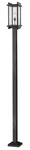 Fallow 1-LIGHT Outdoor Post Mounted Fixture In Black. Fixed Price $1048.00.