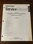 Radio Shack HTA-20 Vhf Amplifier Rx Preamp Service Manual Vintage Oem Original. Fixed Price $19.99.