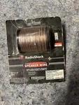 Radioshack 24 Awg Stranded 2-CONDUCTOR Speaker Cable Clear 50-FOOT Roll. Fixed Price $10.00.