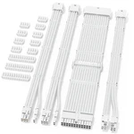 Psu Kit,bright White Sleeved Pc Cables Extensions MOD,24PIN Atx. Fixed Price $29.58.