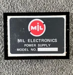 Mil Electronics Power Supply F12SB25 Vintage Nos. Fixed Price $39.99.