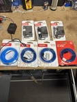 Lot Of Four Radioshack 12VDC Inverters For El Wire And 3M Blue. Fixed Price $80.00.