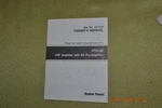 Original Oem Radio Shack HTA-20 Vhf Amplifier Rx Preamp Owners Manual. Fixed Price $6.99.