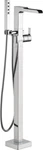 Delta Ara Floor Mount Tub Filler Trim W/ Handshower Chrome-certified Refurbished. Fixed Price $1198.67.