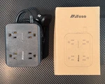 Mifaso Power Strip Surge Protector Flat Plug Wall Mount 8 Wide Outlets W/ 4 Usb. Fixed Price $22.29.