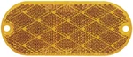 Peterson V480A Oblong Quick-mount Reflector Amber. Fixed Price $17.00.