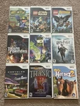Nintendo Wii Game Lot- 9. Lego Star Wars, Batman, Harry Potter Transformers. Fixed Price $19.99.