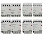 Lot Of 8 Pcs, Pole Contactor 50A No 120V Coil Lighting 40AMP, Silent Dim. Fixed Price $279.99.