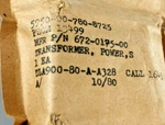 Rockwell Collins 672-0175-00 Milspec Power Transformer. Fixed Price $169.95.