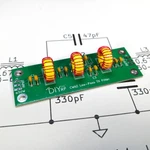 Low-pass Transmit Filter / 160M To 10M 50W Rating. Fixed Price $29.95.