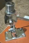 Shakespeare 4187 Hd Nickel Over Brass Marine Antenna Ratchet Rail Mount Nice!. Fixed Price $50.00.