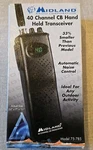 Midland 40 Channel Cb Hand Held Transceiver Model 75-785. Fixed Price $48.95.