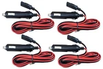 4 Lot Accessories Unlimited AUCB91P 3-PIN Radio Power Cords With Lighter Plug. Fixed Price $62.95.