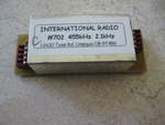 Inrad 702-C 2.1KHZ Ssb Filter (455KHZ Center Frequency) Excellent Shape. Fixed Price $135.00.