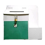 Suggestion Communication Wall Mount Box W/ Slot, Lock & Pamphlet Info Holder. Fixed Price $15.49.