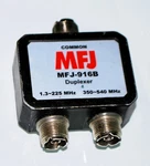 Common MFJ-916B Duplexer, 1.3-225 Mhz, 350-540. Fixed Price $39.99.