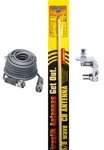 New Firestik 2 FS4 4FT White Cb Antenna, 18FT RG8X Coax, Mirror Mount. Fixed Price $65.44.