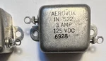 Lot Of 4 (ea) Vintage Nos Aerovox Capacitors Filter IN-522 3AMP 125VDC. Fixed Price $18.95.
