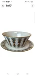 Lenox Lido Platter Plate 13" Across 24K Gold & Serving Bowl Unused. Fixed Price $95.00.