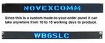 1U Rack Panel Custom Made Order With Any Text Name/logo/callsign. Fixed Price $99.95.