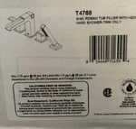 Delta T4768 Ara Channel Waterfall Roman Tub & Hand Shower Trim Kit, Chrome *read. Fixed Price $89.99.