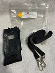 New Ham Radio Powerwerx Wxltr Wouxon Leather Case With Strap. Fixed Price $6.49.