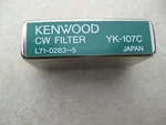 Kenwood YK-107C 500HZ Cw Solder In Filter Excellent Shape TK-80, TS-50S, TS-60S. Fixed Price $195.00.