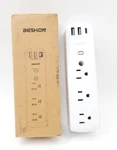 Beshon Power Strip 3 Outlets W/ 2 Usb Ports 1 C. Fixed Price $18.05.
