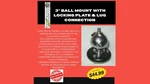Workman BM-3B Ball Mount. Fixed Price $44.99.
