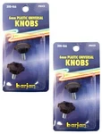 2 Lot Barjan 300-466 Oem Cb Radio Bracket 6MM Plastic Knobs Pair. Fixed Price $17.95.