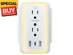 Multi Plug Wall Outlet, Charger, Surge PROTECTOR,1250W/10A, 1050J, 6. Fixed Price $33.74.