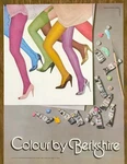 1980 Berkshire Colour Pantyhose Nylons Hosiery Print Ad Great Paint Tubes Theme. Fixed Price $17.85.