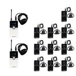 Retekess TT116 Uhf Tour Guide System 2 Microphone Transmitter 10 Receiver Church. Fixed Price $583.32.