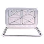 Beckson Marine HT1424AW 14" X 24" Flush Hatch White Asa Material Acrylonitrile. Fixed Price $302.93.