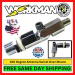 Workman C406BC Fold Tilt Over 3/8-24 Mount SO-239 For Antenna Up 3' Swivel. Fixed Price $15.95.