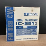 Icom IC-251A 144MHZ Transceiver Fm Ssb Cw Box & Some Inserts Only. Fixed Price $56.99.