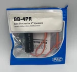 New Open Pack BB-4PR (qty 1) 4" Bass Blockers (blocks 0-1.2KHZ At Ohm). Fixed Price $5.37.