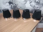 Suzuki GSF1200 Bandit 96 - 60MM Id Power Cone Filters Streetfighter Chop. Fixed Price $60.44.