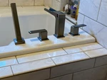 New Delta Ara Channel Roman Faucet Hand Shower Garden Bathtub T4768SS. Fixed Price $475.00.