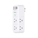 Outlet Extender With Rotating Plug, Mifaso Surge 2A1C, Pack, White. Fixed Price $16.41.