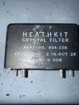 Heathkit Ssb Crystal Filter Part 404-328 Working Used Ok Condition. Fixed Price $20.00.