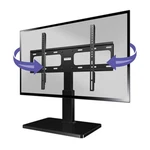 Sanus Accents Premium Steel Tv Stand, Swivel Mount, Fits 32" - 60" Up To 60LBS. Fixed Price $36.54.
