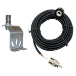 Firestik Steel MK-174 Hood Channel Antenna Mount W/ 18 Foot Fire-ring Coax New. Fixed Price $51.41.